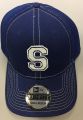New Era Stretch Mesh Contrast Stitch Cap w/Embroidery ("S" logo on front - Stoneham on back) 