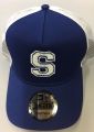 New Era Snapback Trucker Cap w/Embroidery ("S" logo on front - Stoneham on back) 