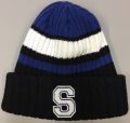 NE903 - New Era Ribbed Tailgate Beanie w/Embroidered Logo ("S" Logo on cuff)