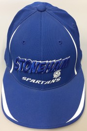 Pacific Headwear M3 Performance Flexfit Cap w/Embroidery (Stoneham Spartans/Spartan Head on front and back)