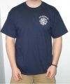 Gildan Ultra Cotton 100% Cotton T-Shirt w/left chest logo - (Color: Navy)