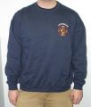 Gildan DryBlend Crewneck Sweatshirt w/Embroidery  left chest logo (Color: Navy)