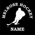 Melrose HS Hockey Boys Window Decal