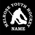 Melrose YH Goalie Window Decal