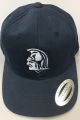 Yupoong Adult 6 Panel Navy Structured Curved Visor Classic Velcro back Cap